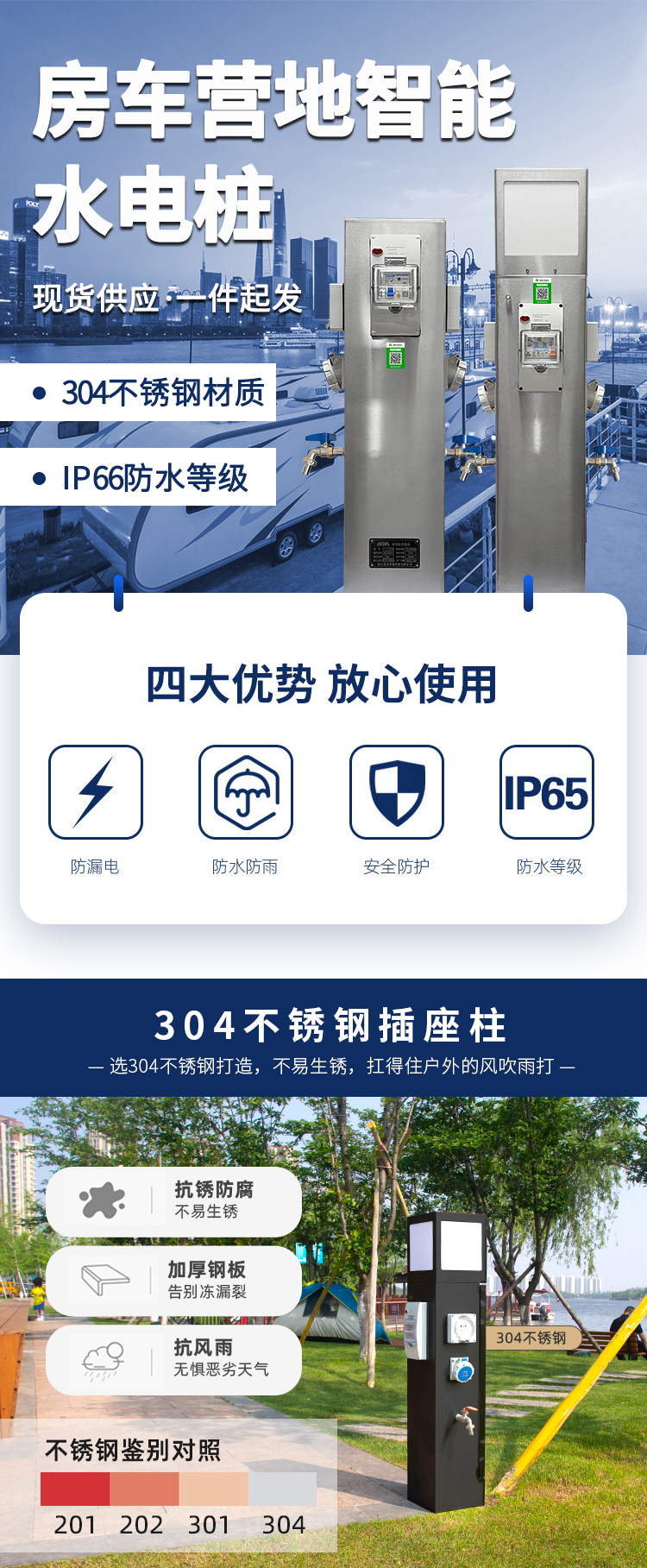 房車營地水電樁核心賣點