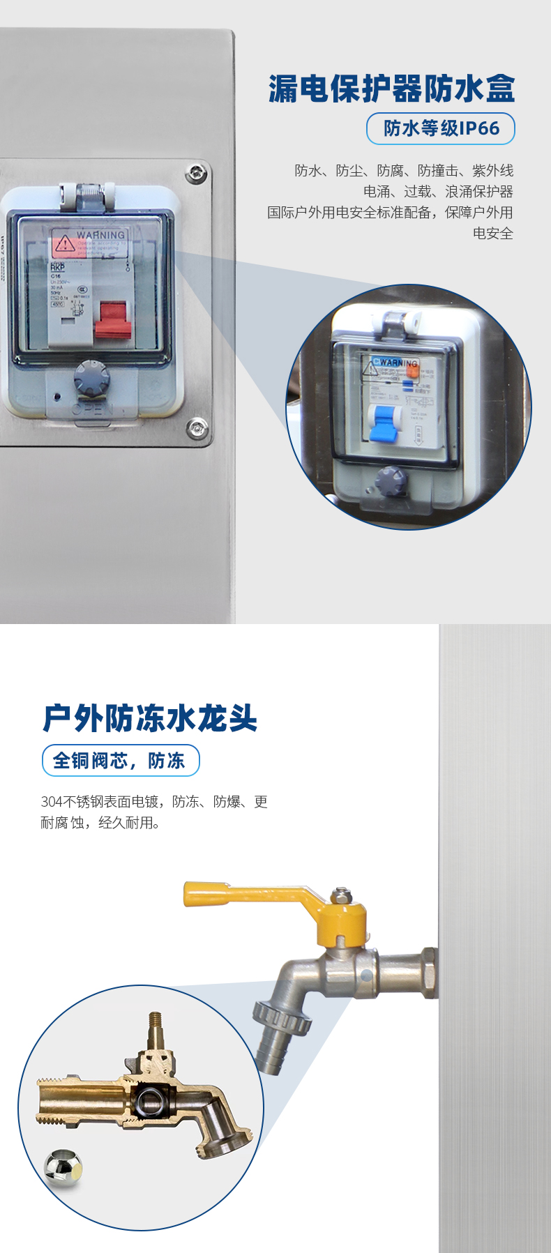 智能水電樁細節展示